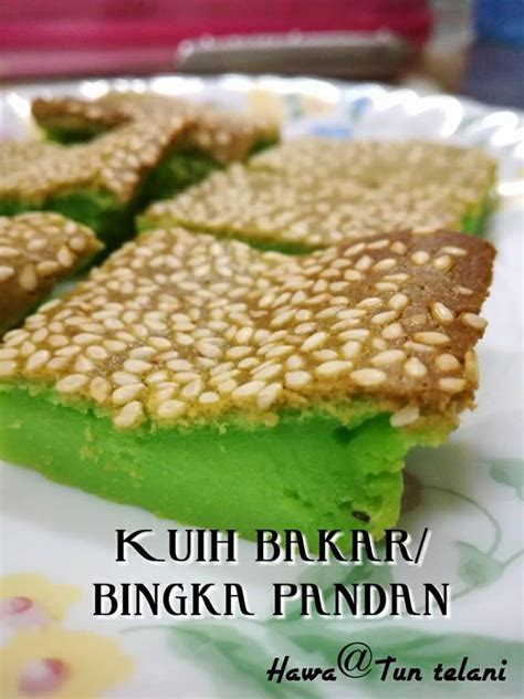 Life Is A Constant Battle Bingka Pandan Kuih Bakar Pandan