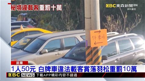 白牌車載客賞落羽松 收200車資遭罰10萬 Yahoo奇摩汽車機車