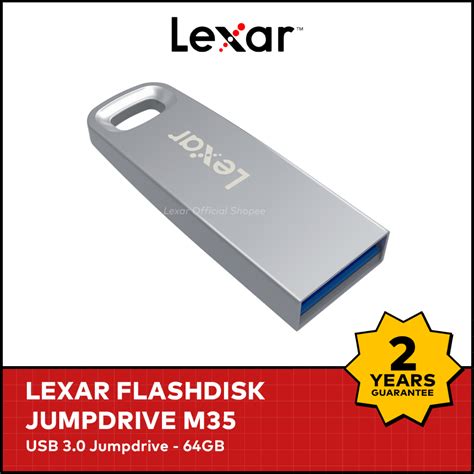 Jual Lexar Flashdisk M35 USB 3 0 JumpDrive 64GB Shopee Indonesia