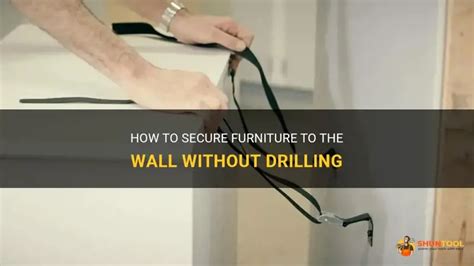 How To Secure Furniture To The Wall Without Drilling Shuntool