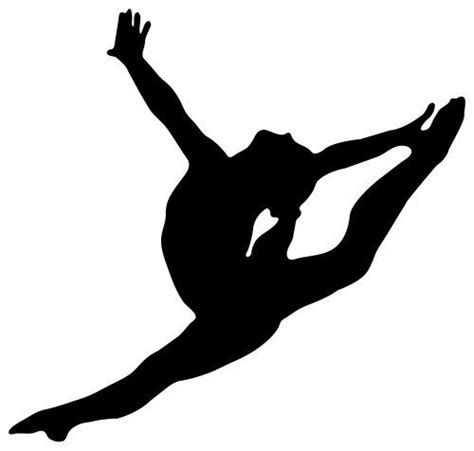 Detail Gymnast Silhouette Clip Art Koleksi Nomer 2