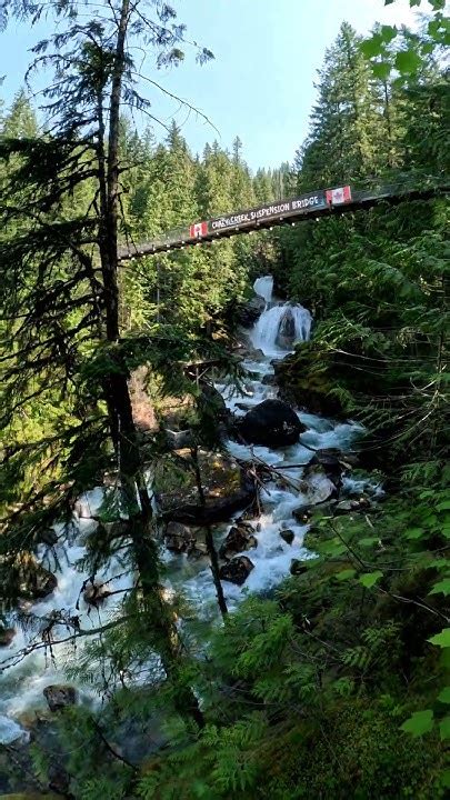 Crazy Creek Waterfall And Suspension Bridge Bc 🇨🇦 4k Youtube