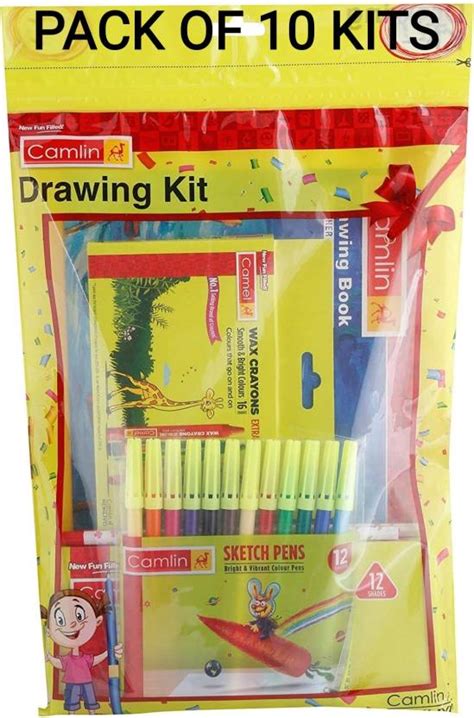 R K Sales Camlin Drawing Kit Pack Of 10 Kits Pencil