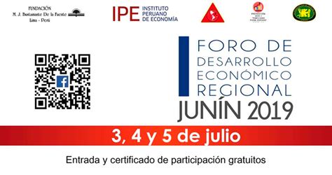 IPE Foro de Desarrollo Económico Regional Junín 2019