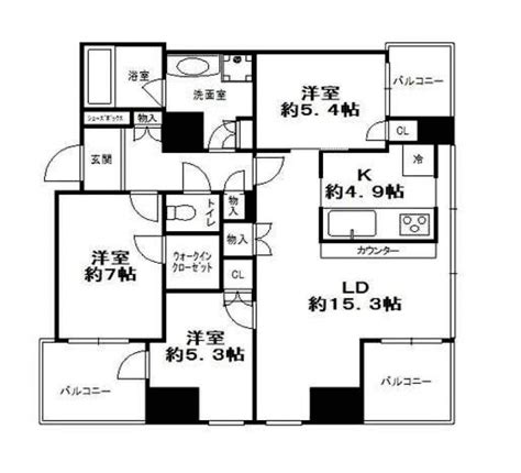 【賃貸】クレヴィアタワー中之島16階8597㎡3ldk 大阪タワーマンションlabo