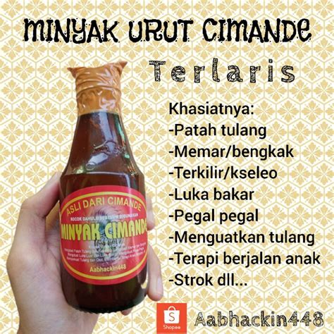 Jual Minyak Balur Asli Cimande Talang Bogor Ampuh Ukuran Ml Ml