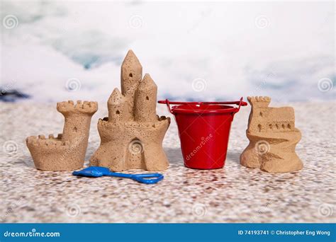 Sand Castles Stock Image Image Of Castle Bucket Seasonal