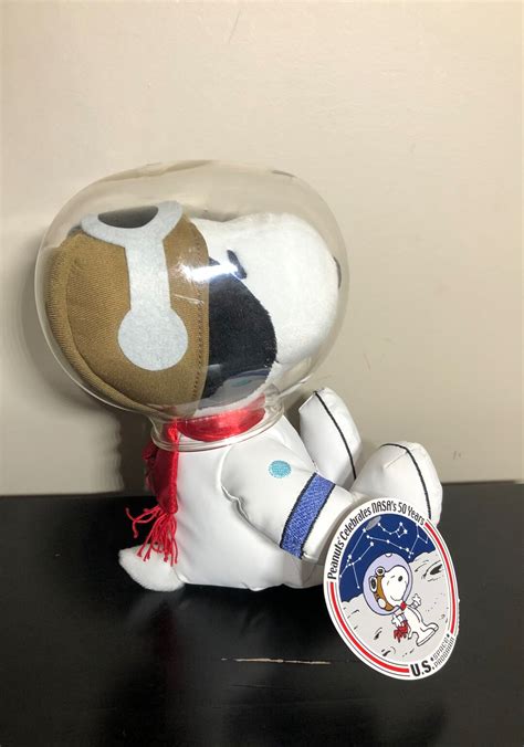 Peanuts Celebrates Nasa S 50 Years Anniversary Plush Etsy