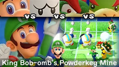 Super Mario Party Luigi Vs Boo Vs Bowser Vs Bowser Jr 78 King Bob Omb