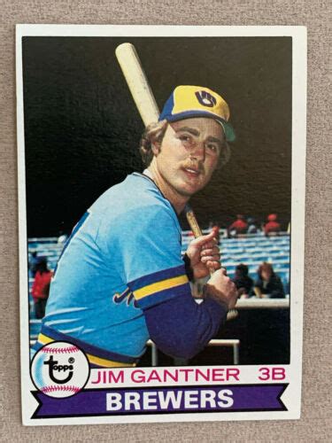 Topps Jim Gantner For Sale Online Ebay