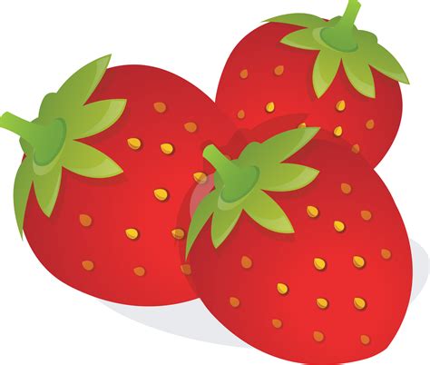 Clipart - Strawberries