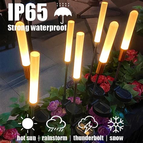 Luz Led Solar impermeable para césped Lámpara decorativa de 2 4 6