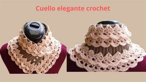 Como Tejer A Crochet Cuello Para Blusa Facil En 1 Tarde YouTube