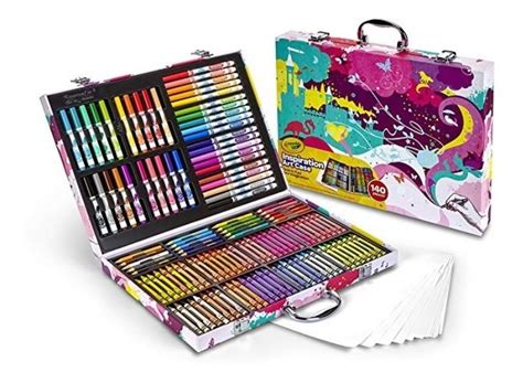 Kit Dibujo Malet N Crayolas Plumones Colores Pinturas En