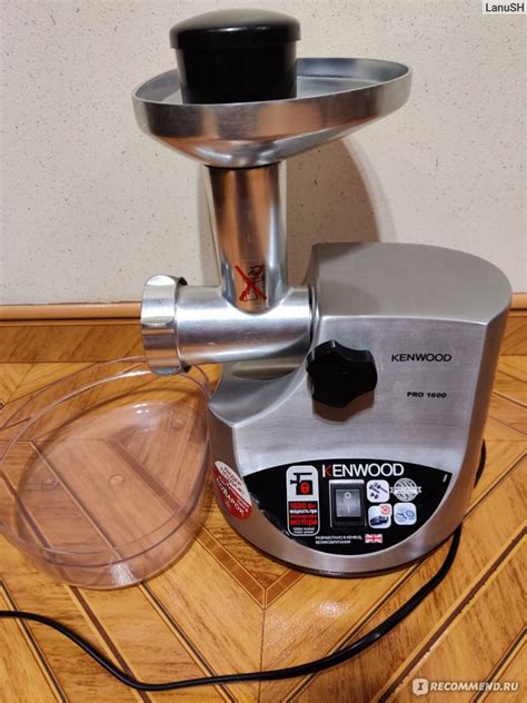 Мясорубка Kenwood MG-510 - «Мощная мясорубка.» | отзывы