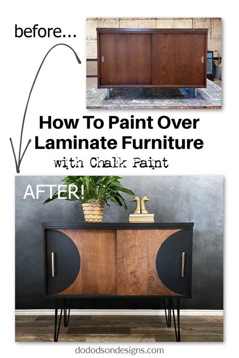 How To Paint Over Laminate Furniture With Chalk Paint Mcm Furniture