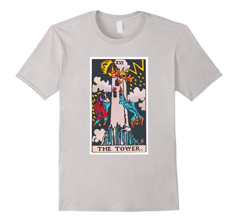 The Tower Tarot Card T Shirt Tee Shirt Cl Colamaga