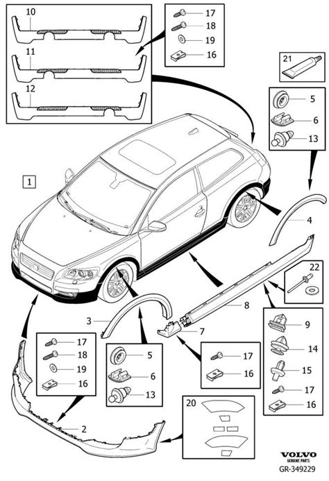 Exploring the Intricate Volvo C30 Parts Diagram