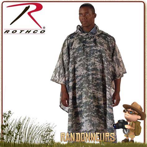 Poncho Tarp Militaire Acu Digital Camo Rothco