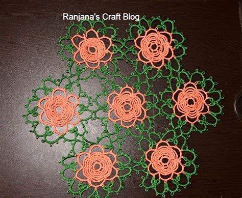 My First Tatting Doily Ranjana S Craft Blog