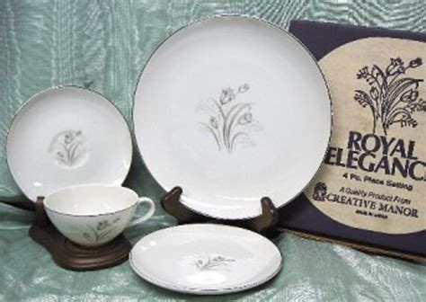 Creative Royal Elegance Fine China Japan 4 Pc Place By Chinalady