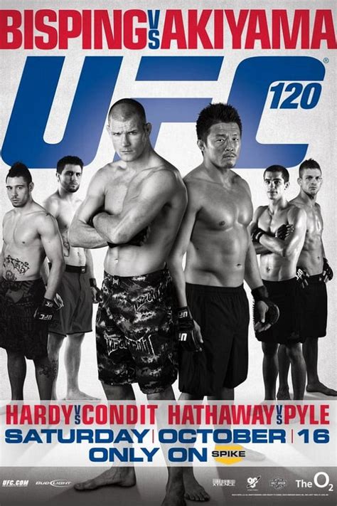 UFC 120 Card All Fights Details For Bisping Vs Akiyama