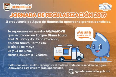 Agua de Hermosillo Boletín 113 Agua de Hermosillo informa Jornada