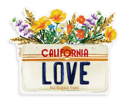 California License Plate sticker – Local Take