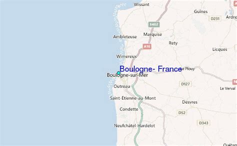 Boulogne, France Tide Station Location Guide