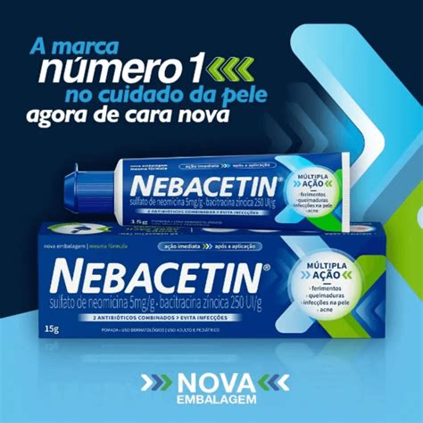 Qual O Valor Da Pomada Nebacetin - Pomada Nebacetin Multipla Ação 50g