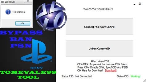 Tool Cid Unban Ps All Cfw Cex Dex Tomevale Youtube