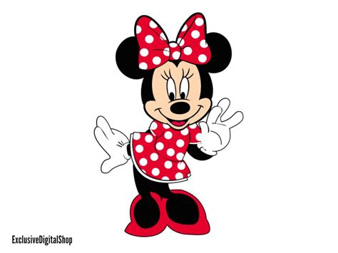 Minnie Mouse Cute Svg Mouse Svg Cut File Digital Download Etsy Uk