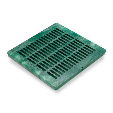 Rain Bird 18 Plastic Square Flat Drainage Grate Green