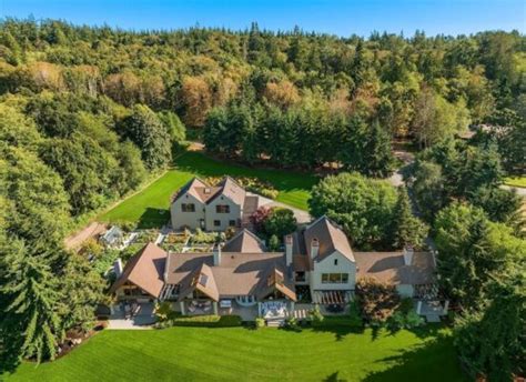 Modern Tudor Estate On Camano Island Wa With 280 Waterfront Legacy