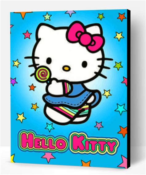 Cute Hello Kitty Paint By Numbers - Paint By Numbers PRO