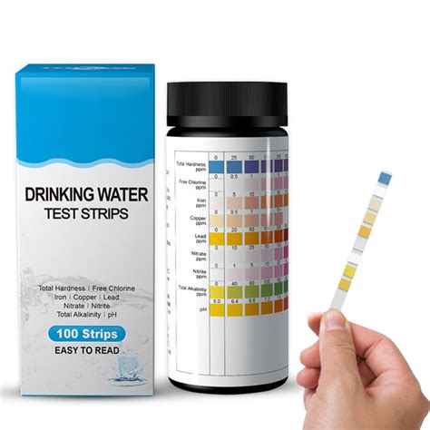 Drinking Water Test Strips Pool Test Strips Water Quality Checks Pool Test Strips Easy Testing ...