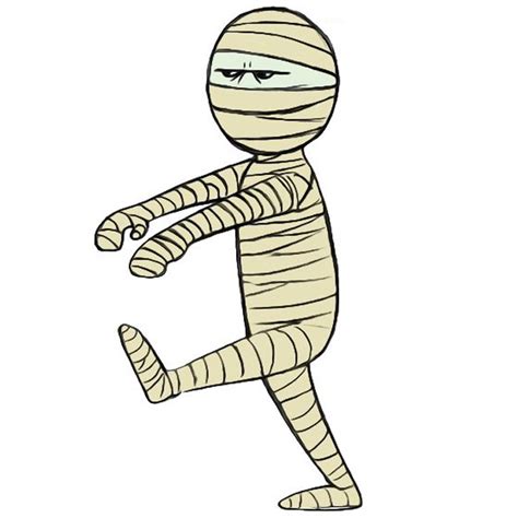 Easy Mummy Drawing