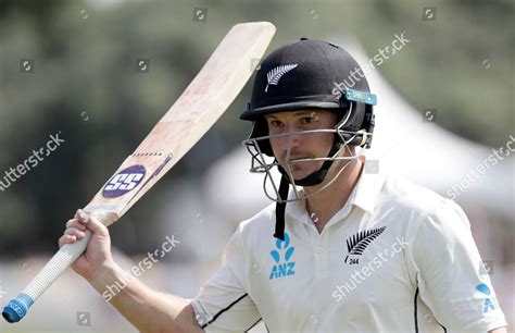 New Zealands Bj Watling Waves His Editorial Stock Photo Stock Image