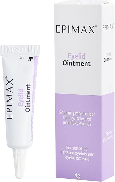 Epimax Eyelid Ointment A Soothing Moisturiser To Help Relieve Eyelids That Are Dry Itchy Red