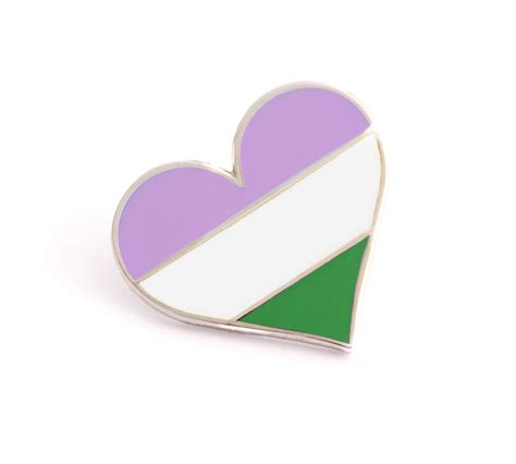 Prideoutlet Lapel Pins Queer Pride Heart Lapel Pin