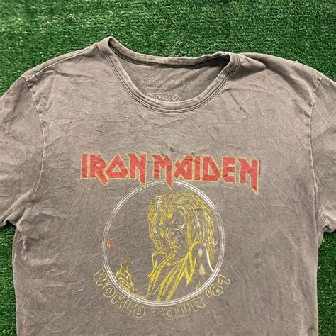 Iron Maiden Iron Maiden Skull Metal Band T Shirt Grailed