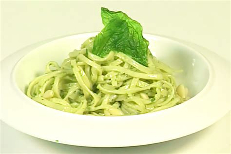 Tallarines Al Pesto El Gourmet