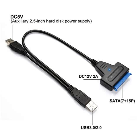 Buy Usb 30 To Sata Iii Adapter Cable With Uasp Sata To Usb Converter