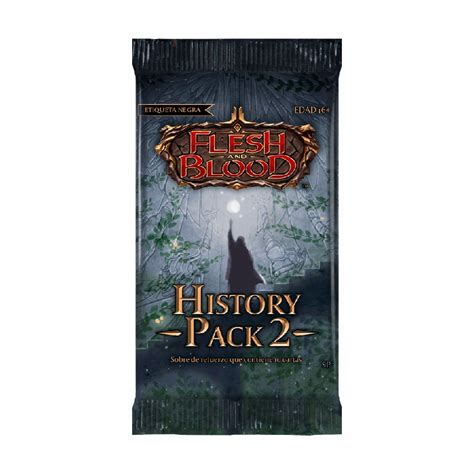 Flesh And Blood Tcg History Pack Etiqueta Negra Sobre Juegos De