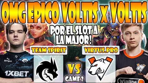 Team Spirit Vs Virtus Pro Bo3[game 2] Yatoro Vs Noticed Dpc Eeu 2023