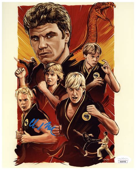 Chad McQueen Signed 8x10 Photo - The Karate Kid - Cobra Kai Autographe – Zobie Productions