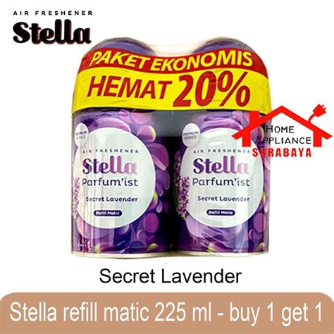 Jual Stella Refill Matic Paket Ekonomis 2 X 225 Ml Beli 1 Gratis 1