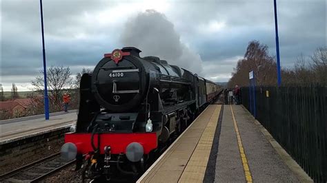 Royal Scot 46100 Rips Through Swinton South Yorkshire 02 02 2022 Youtube