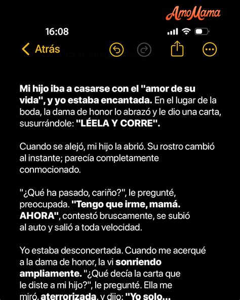 Mi Hijo Iba A Casarse Con El Amor De Su Vida Pero Una Carta Secreta