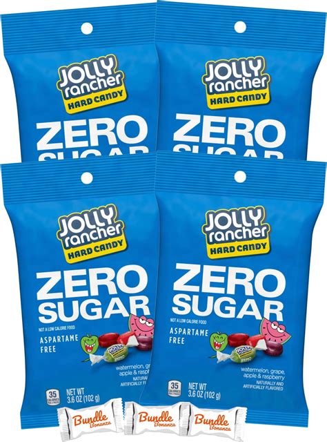 Jolly Rancher Zero Sugar 5 Pack 5 Bags 3 6oz Each Of Jolly Rancher Sugar Free